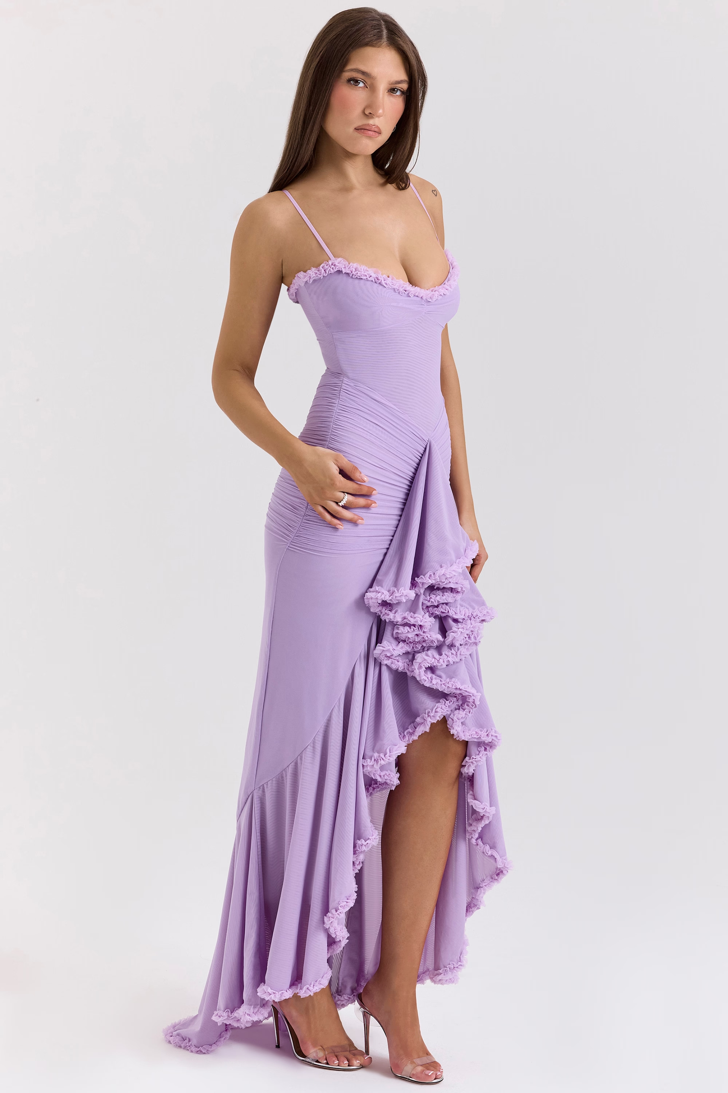 Lavender Maxi Elbise