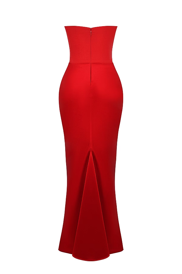 Persephone Noir Maxi Elbise