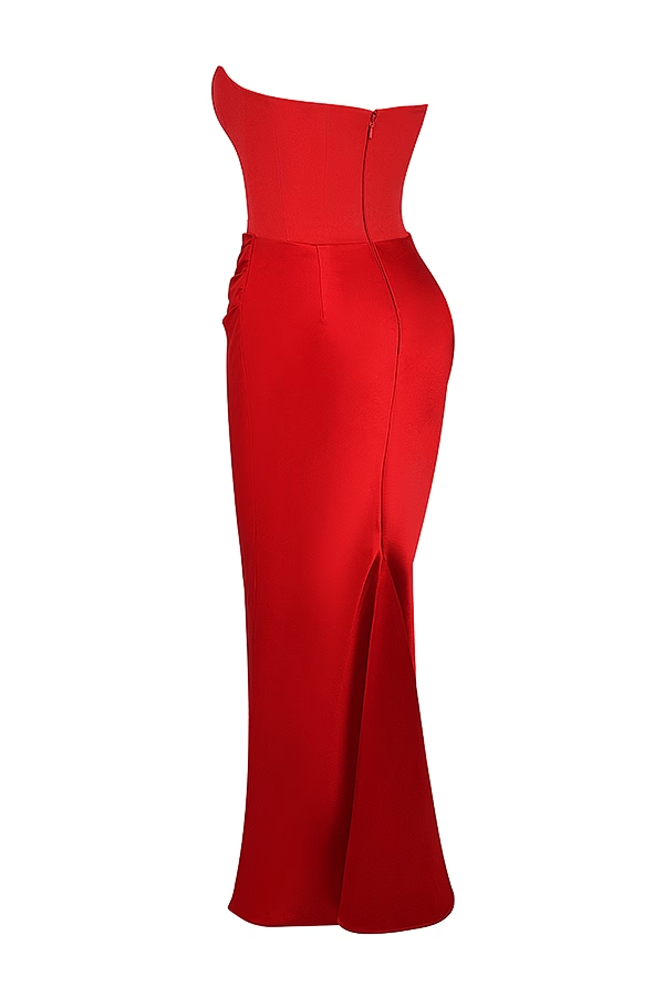 Persephone Noir Maxi Elbise