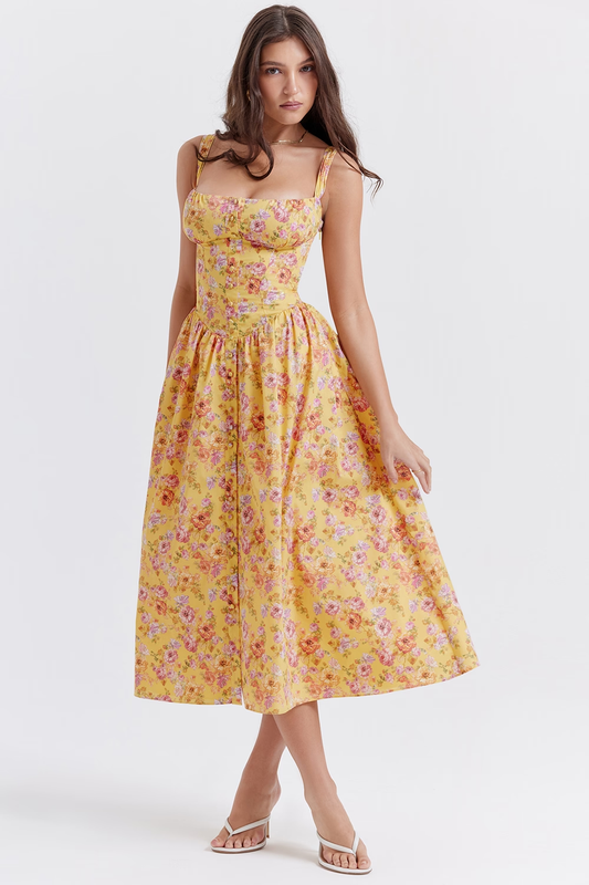 Floravie Midi Elbise