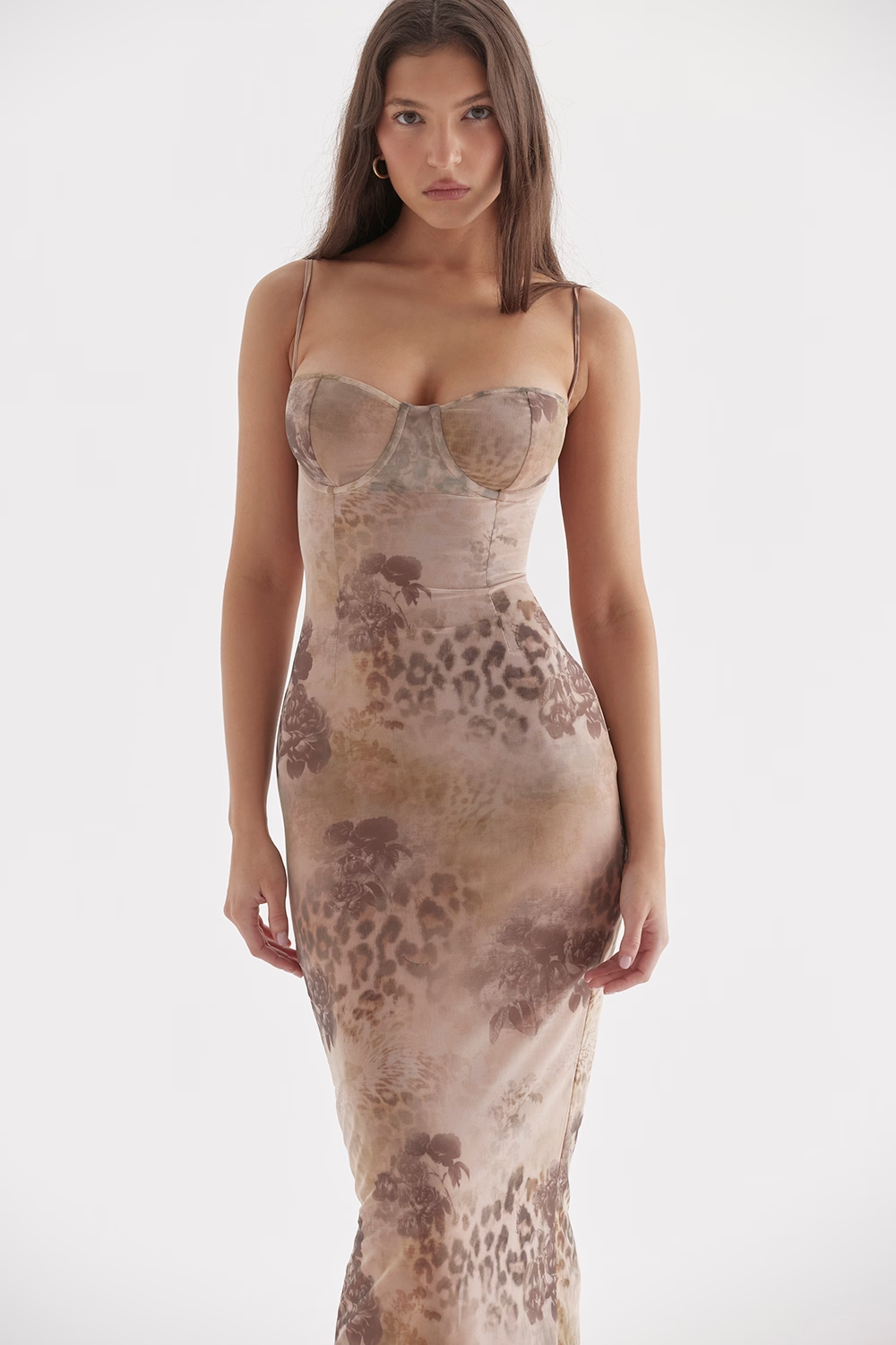 Desert Bloom Maxi Elbise
