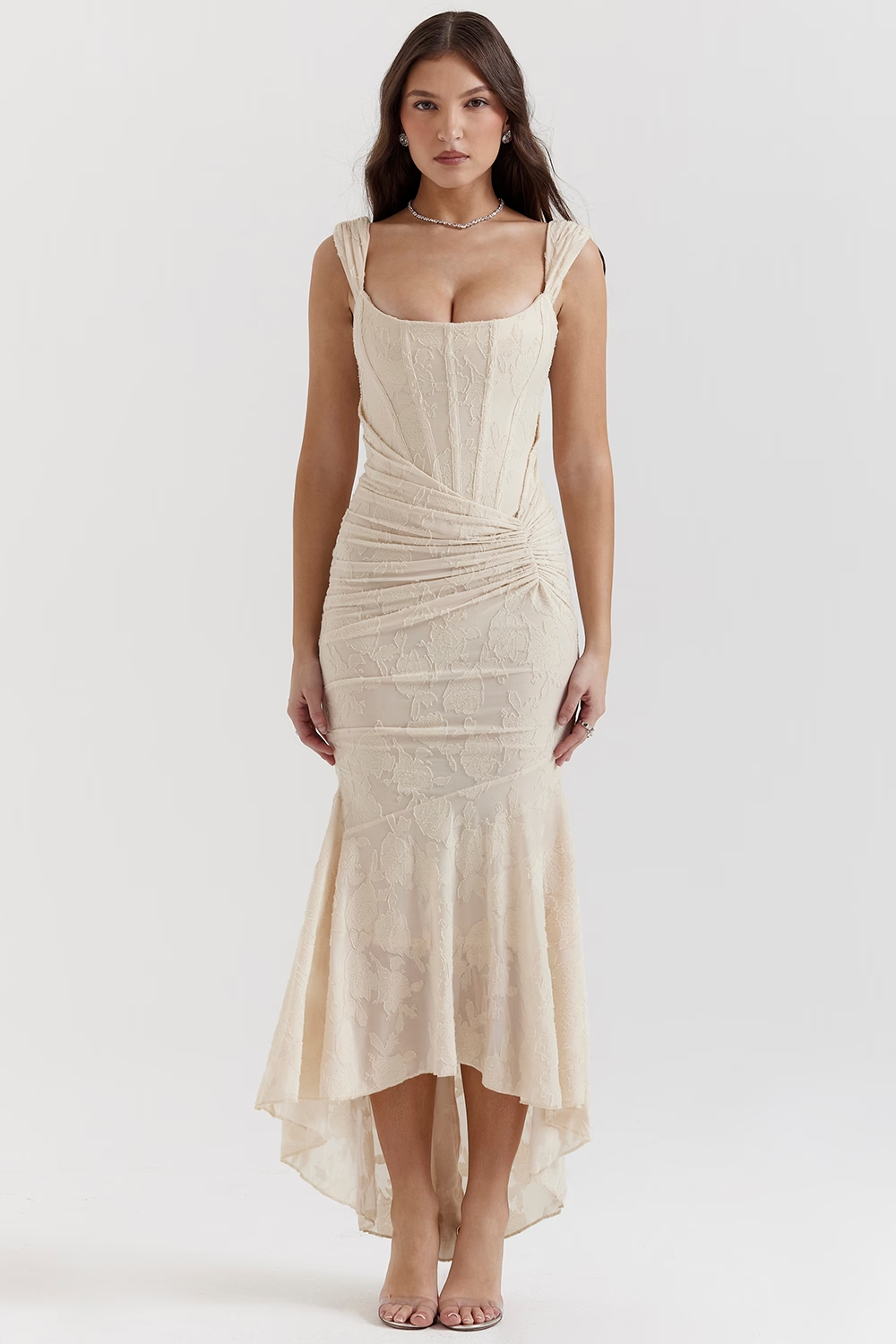 Liliane Corsage Maxi Elbise