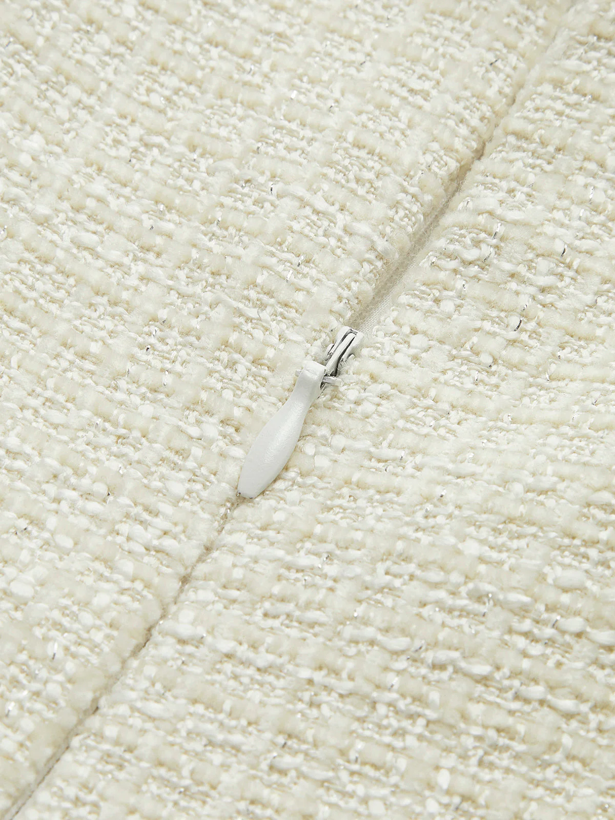 Tweed Kloş Askılı Elbise