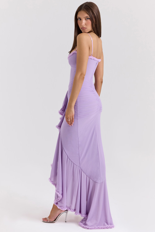 Lavender Maxi Elbise