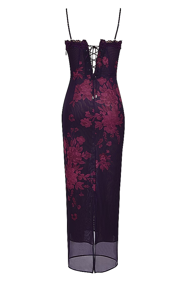 Scarlet Orchid Maxi Elbise