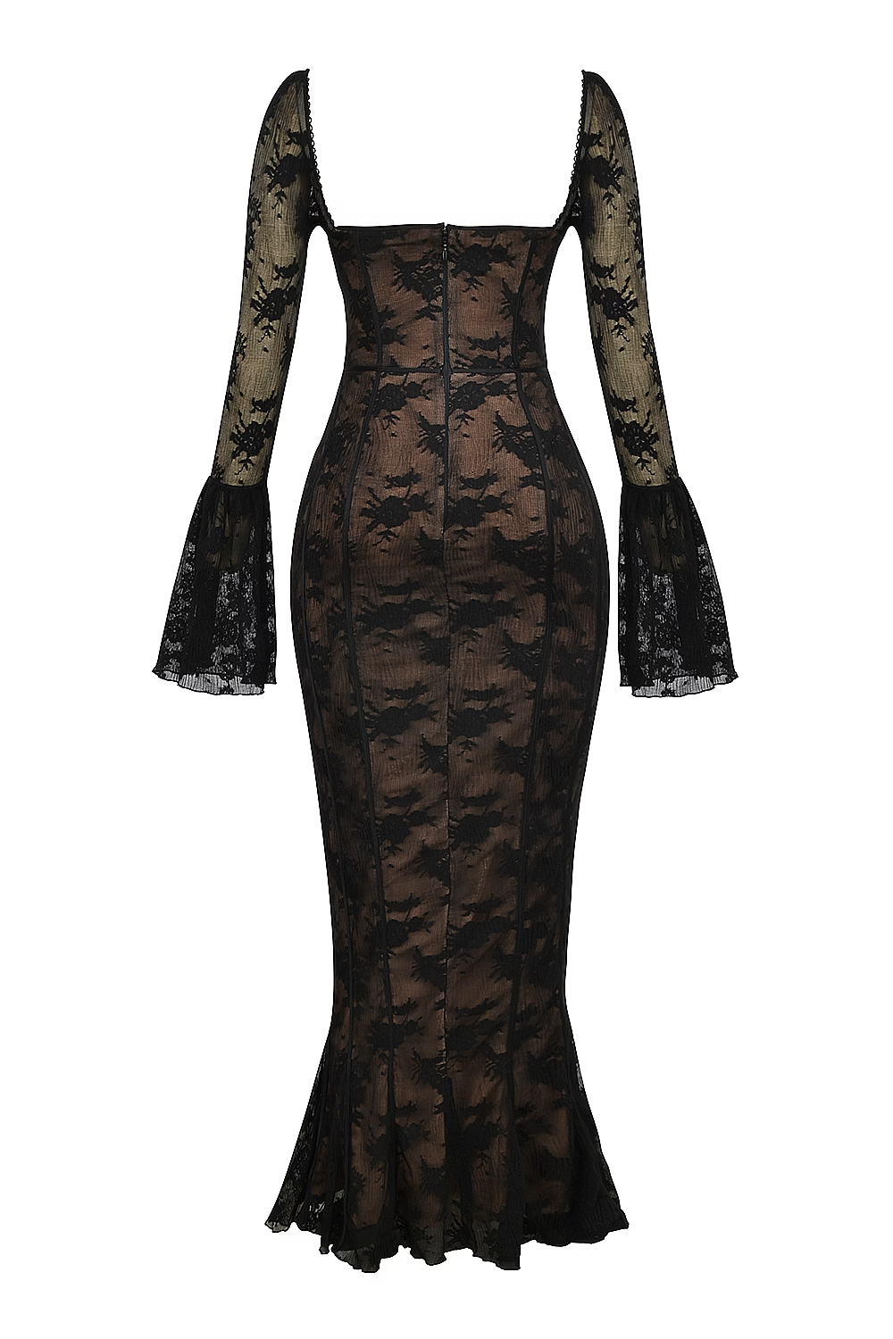 Velour Belle Maxi Elbise