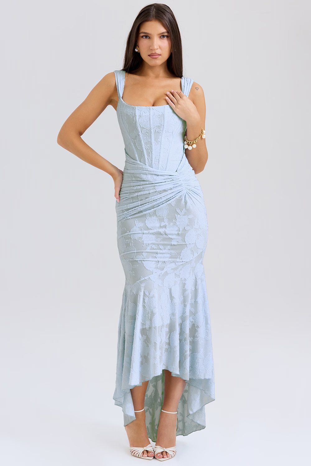 Liliane Corsage Maxi Elbise