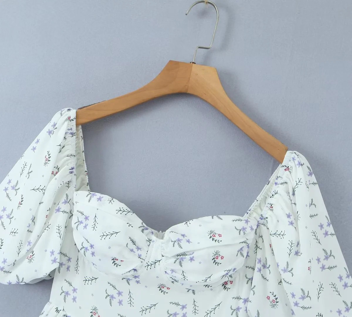 Daisy Ruffle Charm Mini Elbise