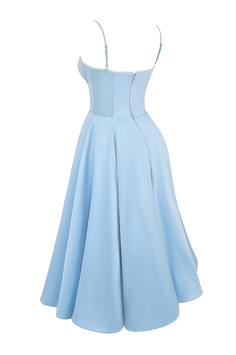 Cinderella Mavi Midi Elbise