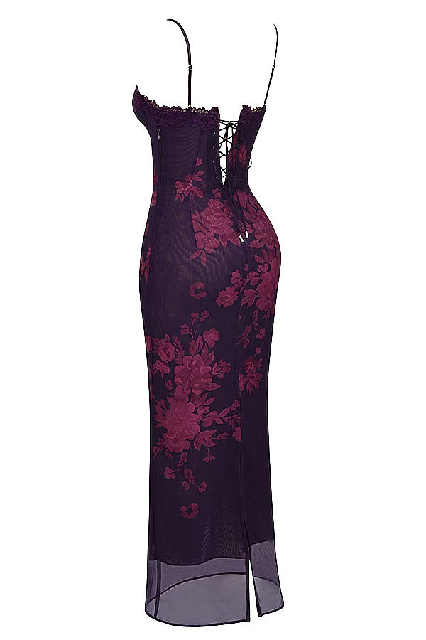 Scarlet Orchid Maxi Elbise