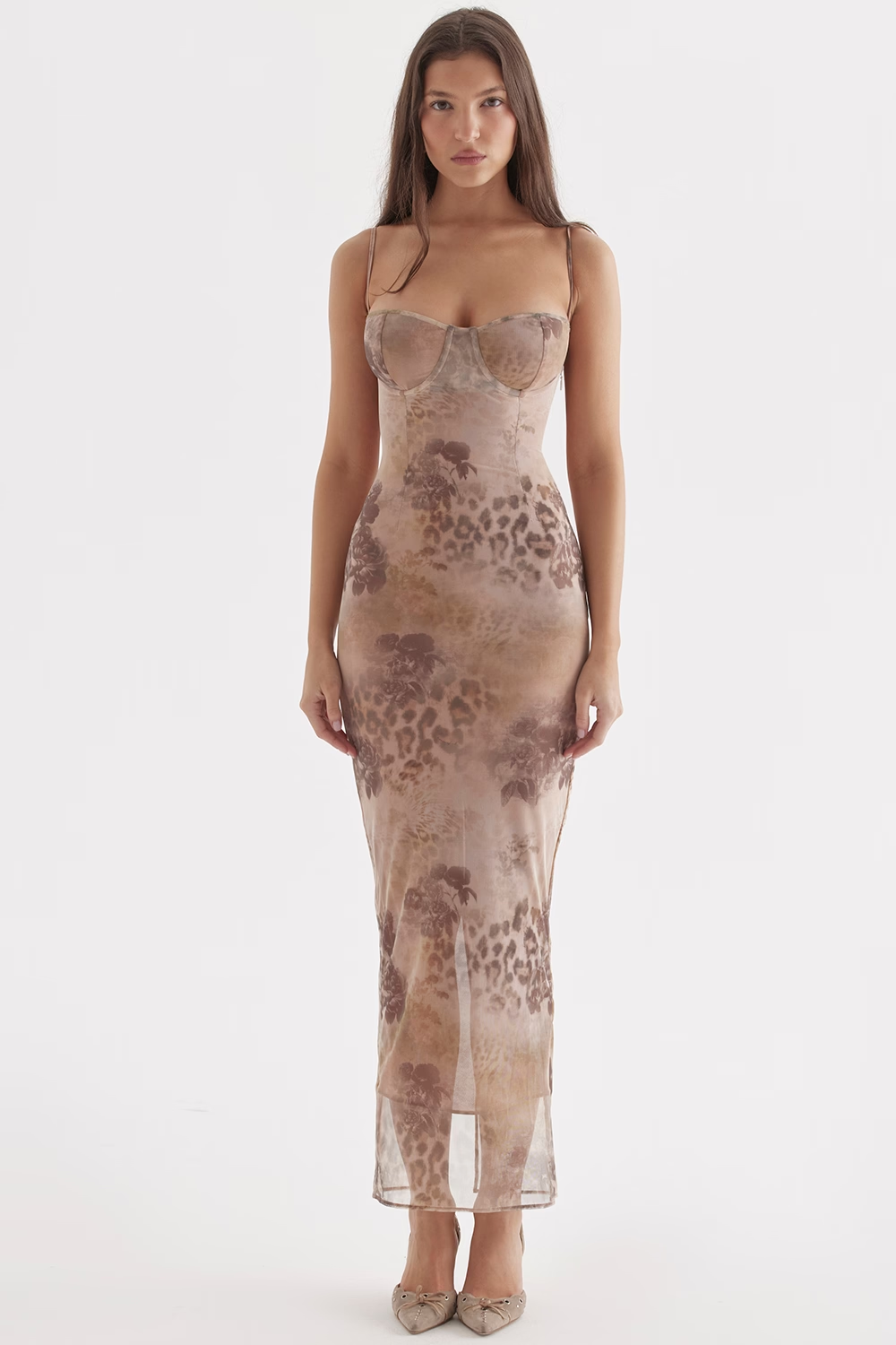 Desert Bloom Maxi Elbise