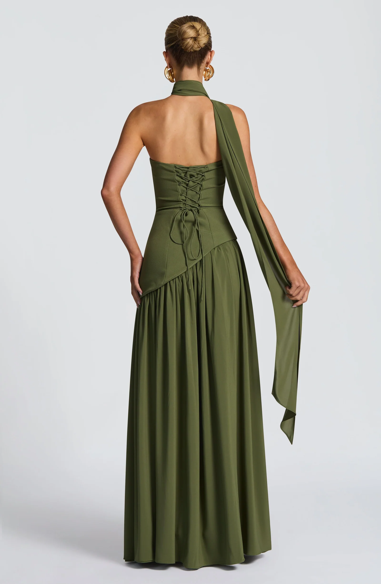 Maliyah Straplez Maxi Elbise