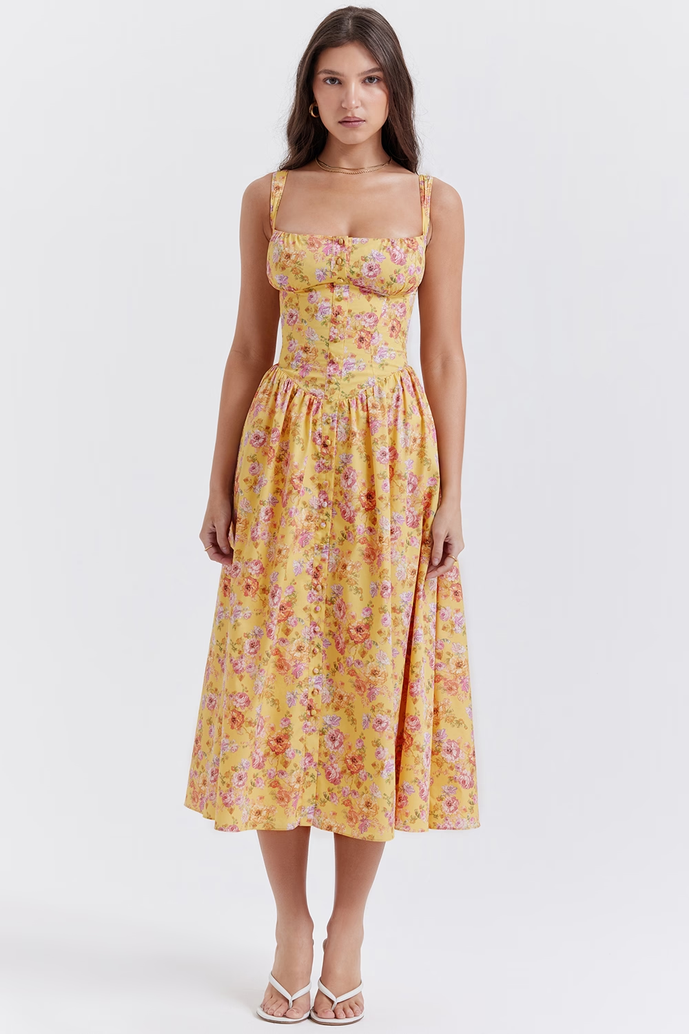 Floravie Midi Elbise