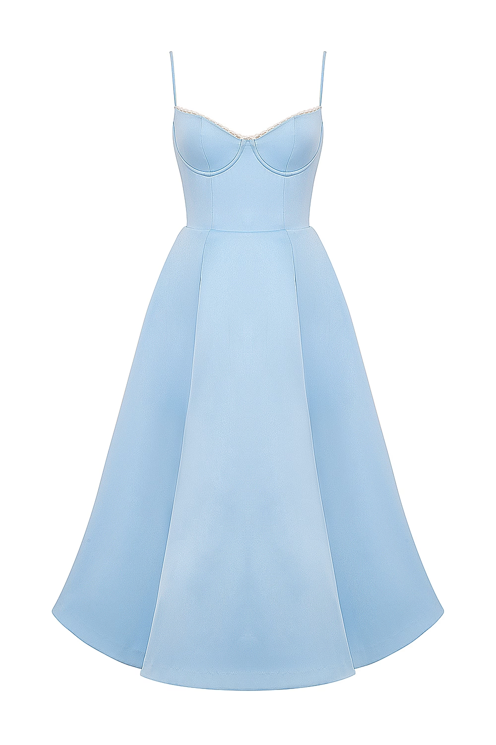 Cinderella Mavi Midi Elbise