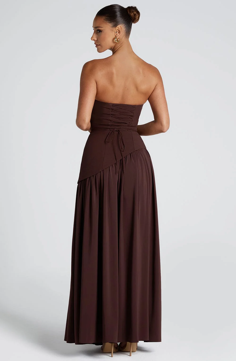 Maliyah Straplez Maxi Elbise