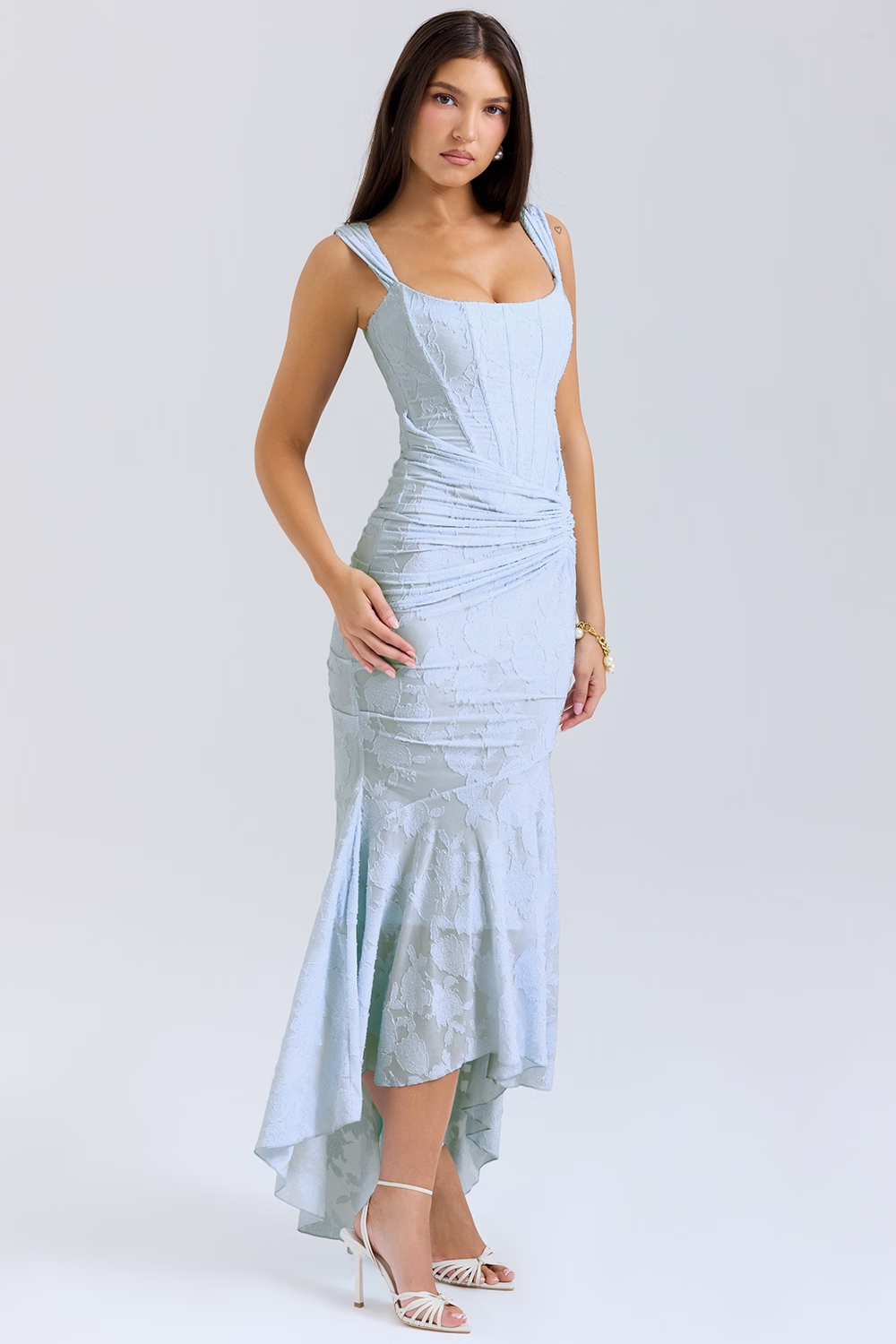 Liliane Corsage Maxi Elbise
