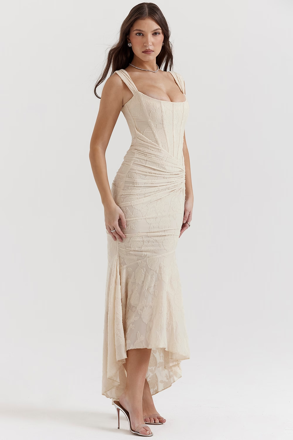 Liliane Corsage Maxi Elbise