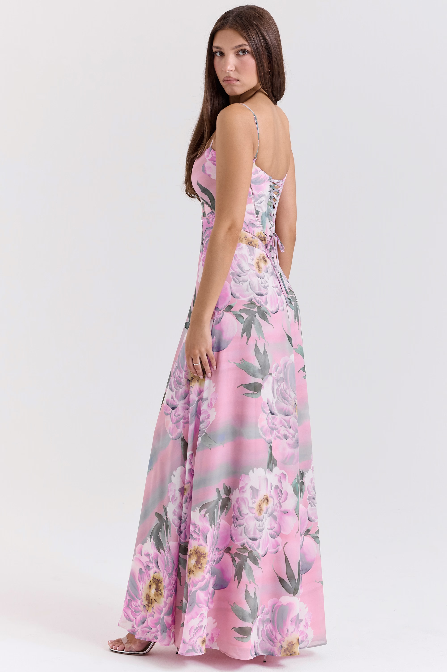 Rose Amour Maxi Elbise