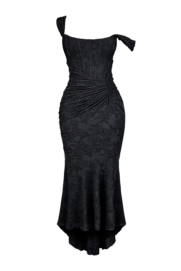 Liliane Corsage Maxi Elbise