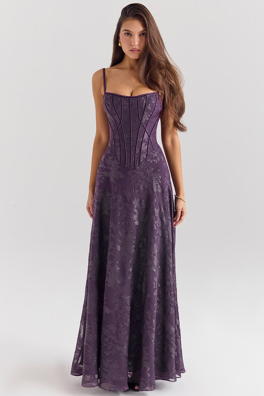 Isolde Lurex Maxi Elbise