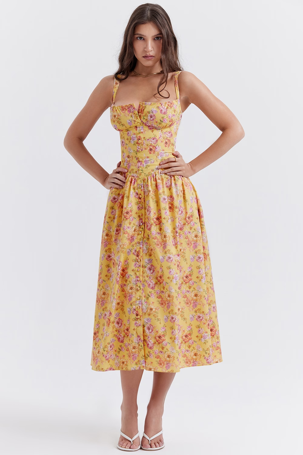 Floravie Midi Elbise