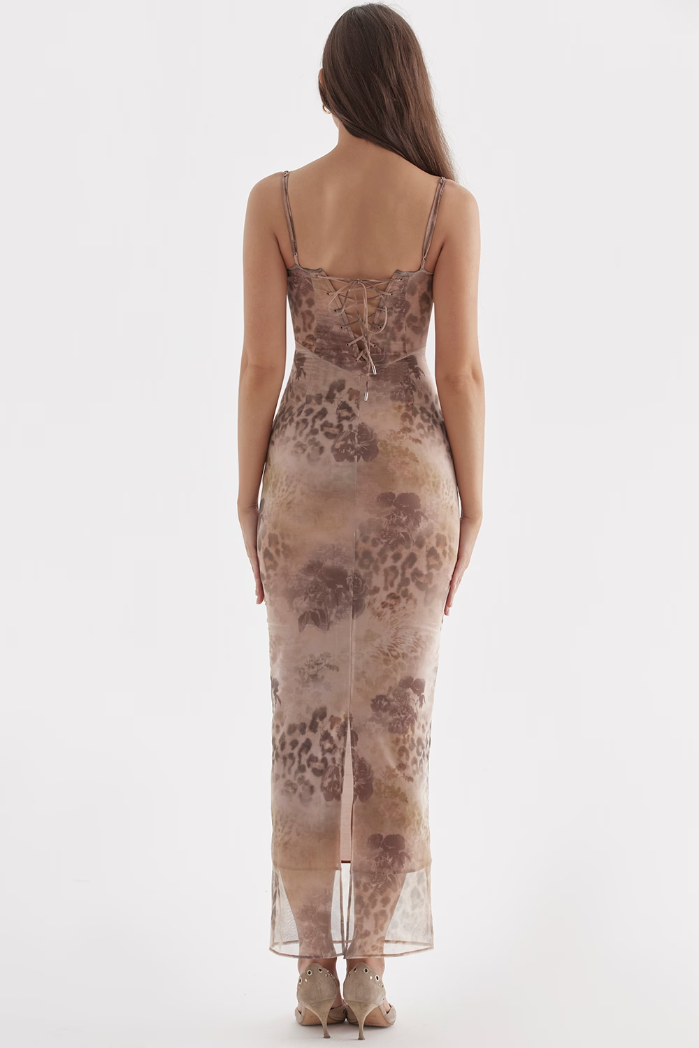 Desert Bloom Maxi Elbise