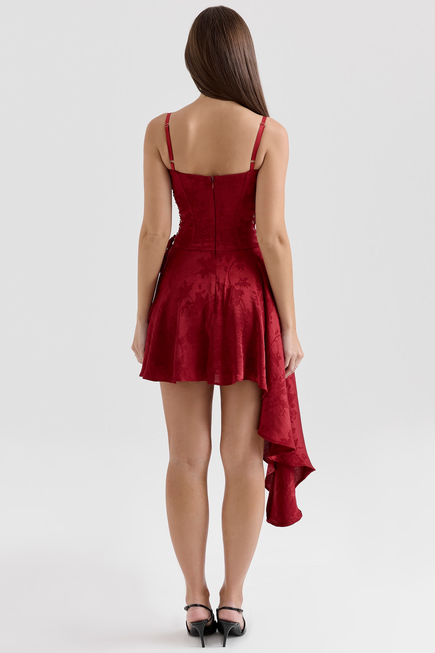 Ruby Flame Mini Elbise