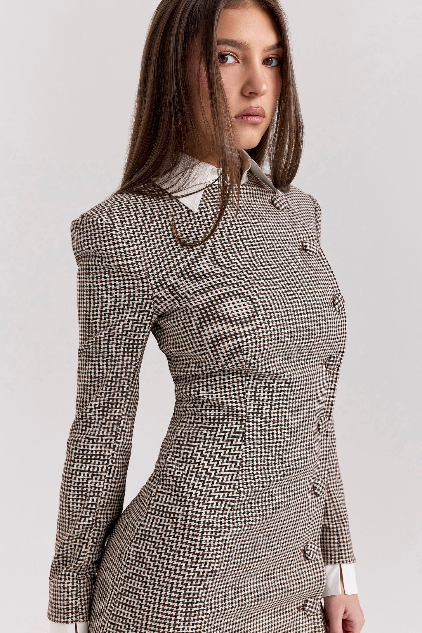 Vivienne Tweed Mini Elbise